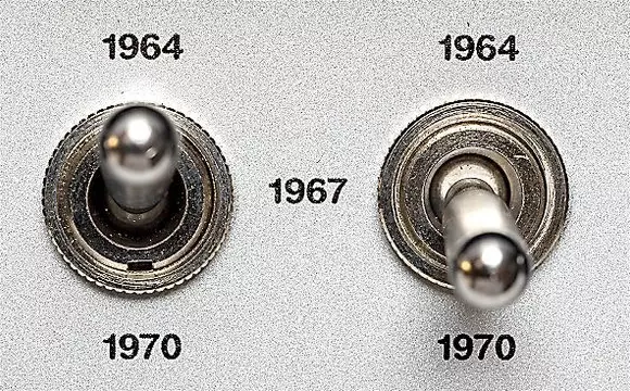 Three-way 1964, 1967 and 1970 voicing switches